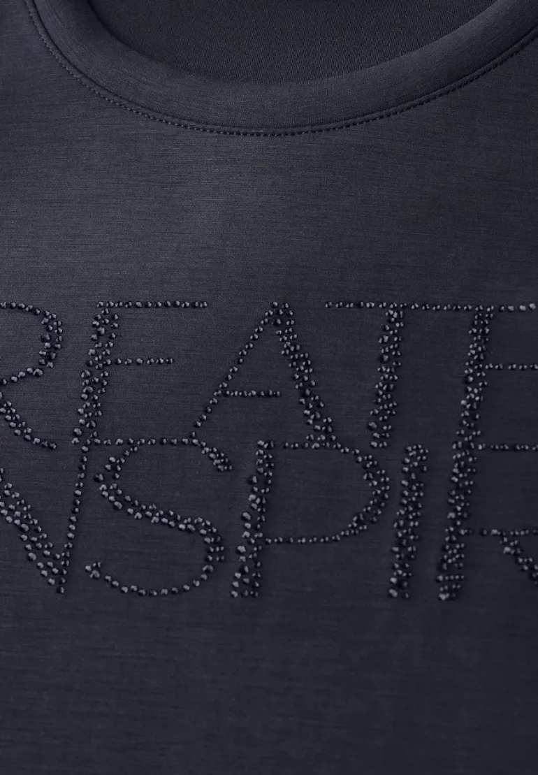 Softes Shirt mit Wording universal blue