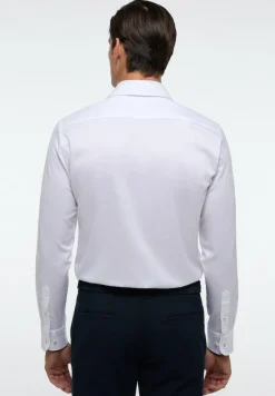 Soft Luxury Shirt Twill Langarm off-white
