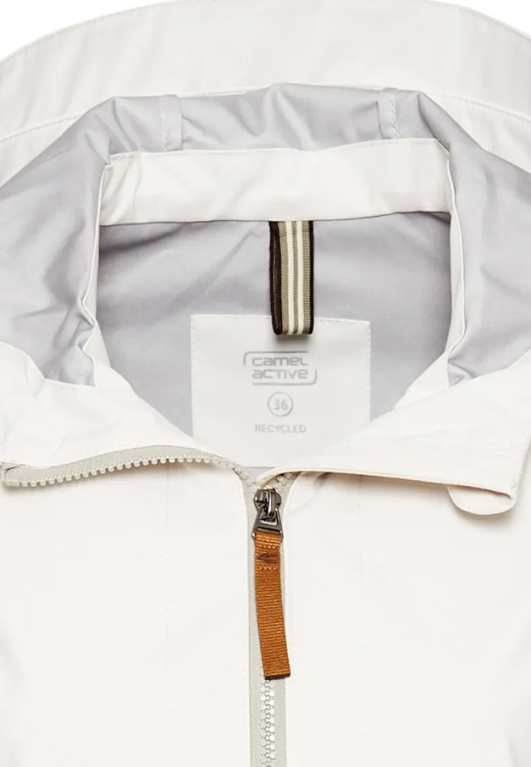 Softshell Jacke aus recyceltem Polyester pearl