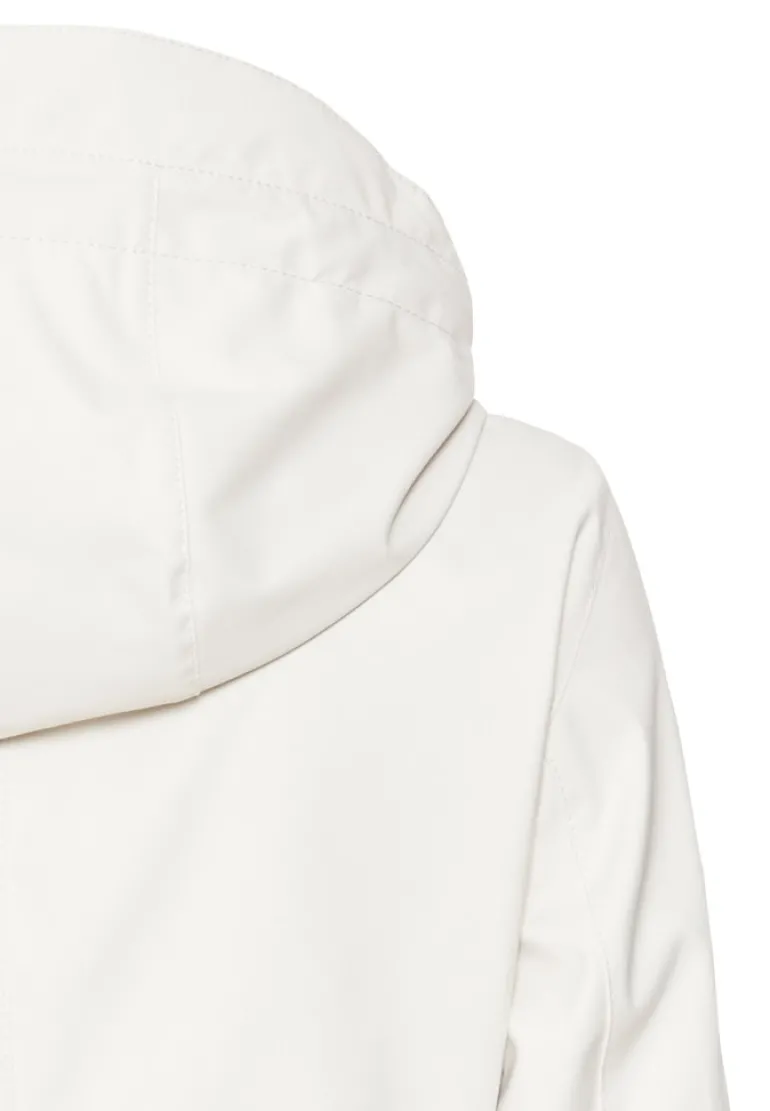 Softshell Jacke aus recyceltem Polyester pearl