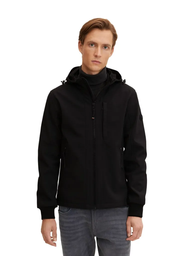 Softshell Jacke black