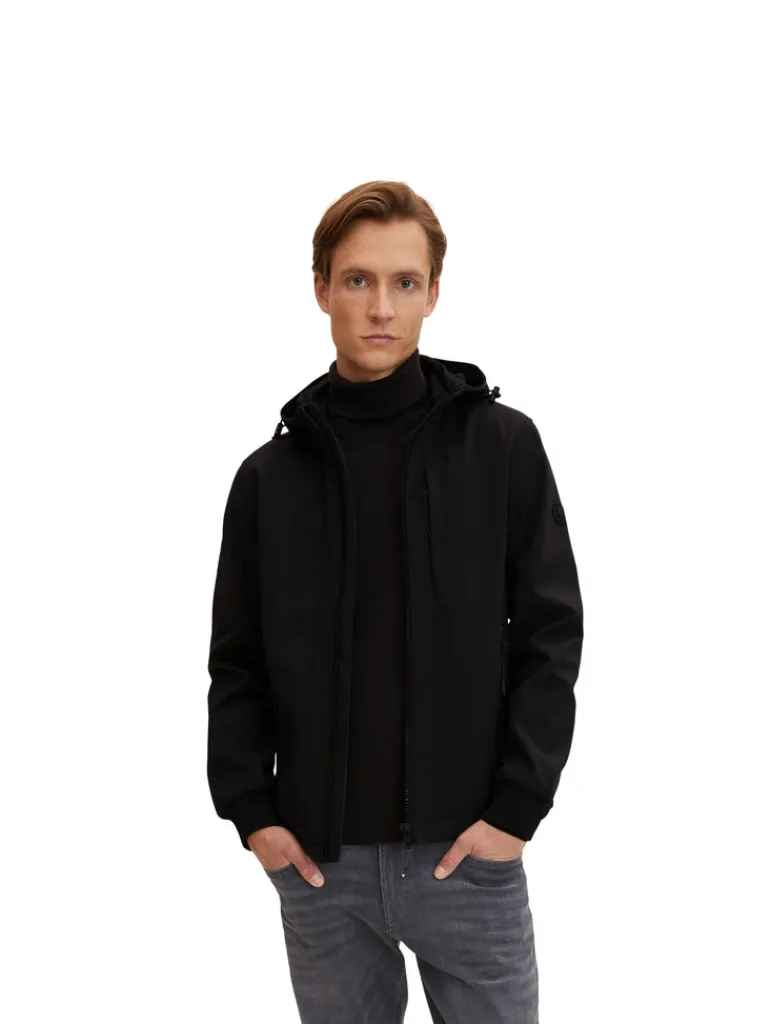 Softshell Jacke black
