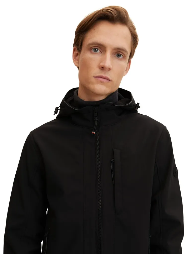 Softshell Jacke black