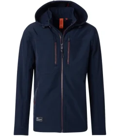 Softshelljacke blau