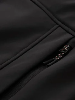 Softshell Jacke mit Kapuze black