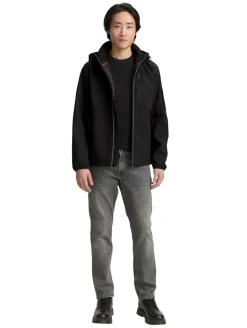 Softshell Jacke mit Kapuze black