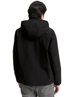 Softshell Jacke mit Kapuze black