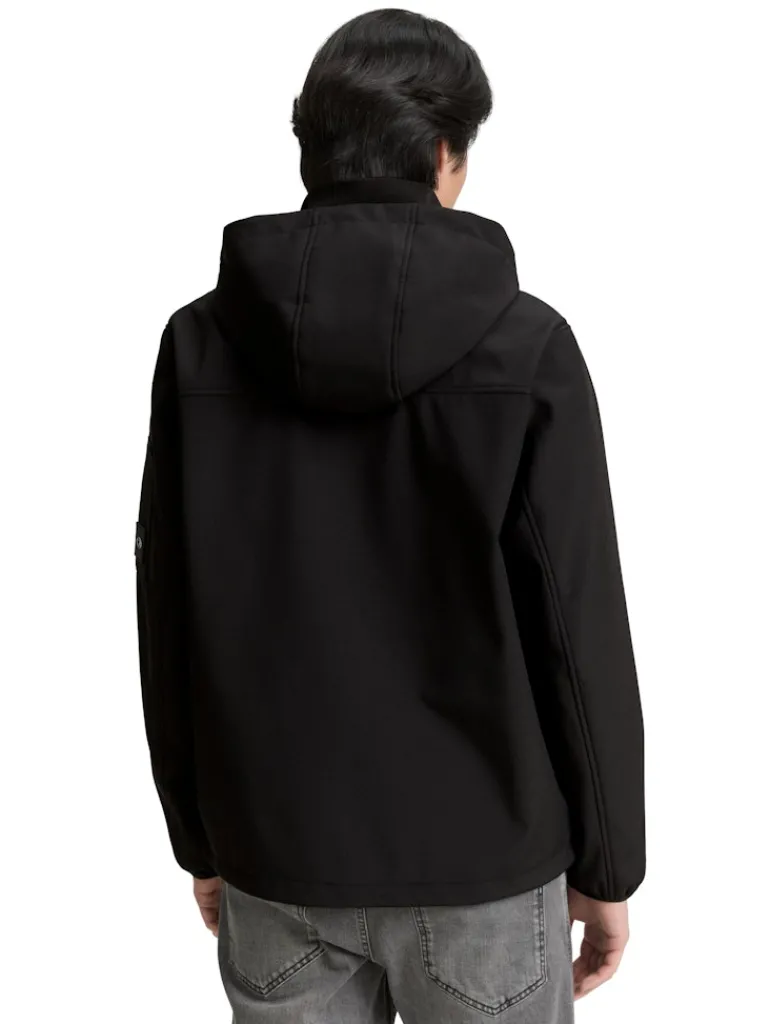 Softshell Jacke mit Kapuze black