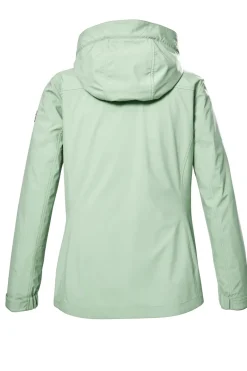 Softshelljacke mit Kapuze 00785- hellmint