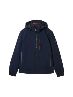 Softshell Jacke mit Kapuze sky captain blue