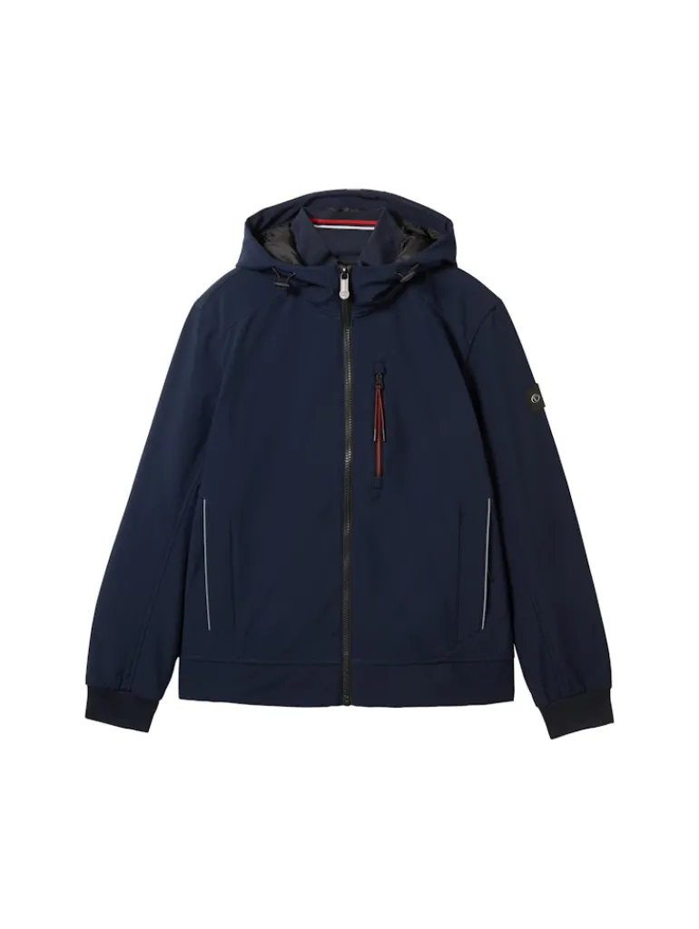 Softshell Jacke mit Kapuze sky captain blue