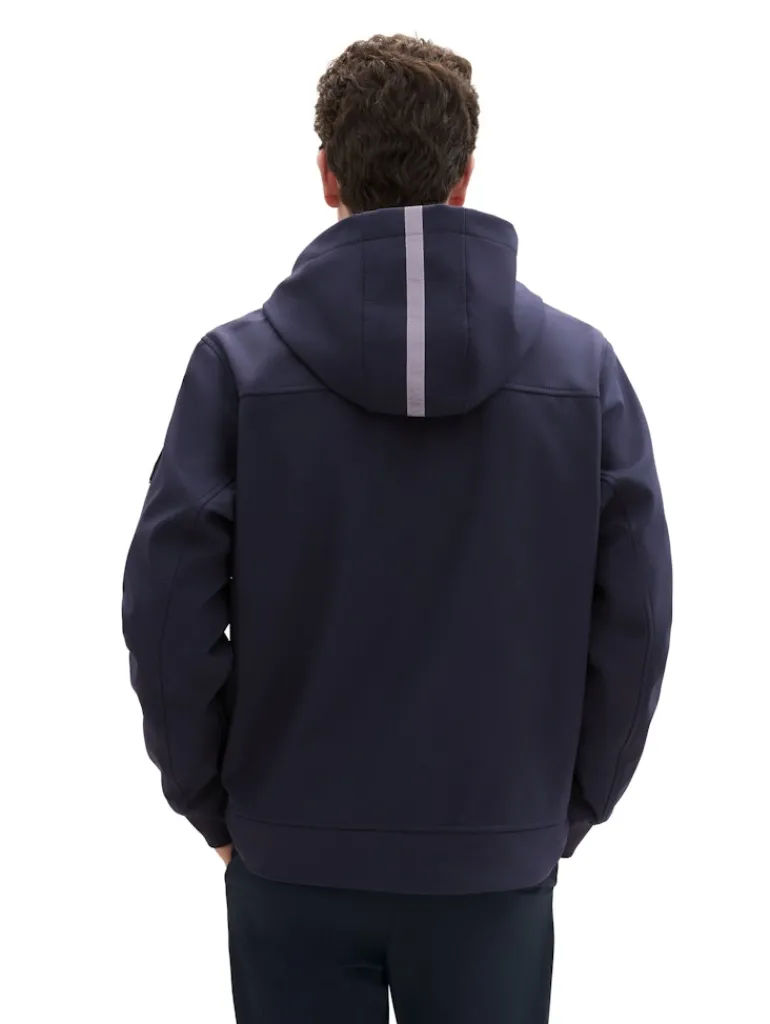 Softshell Jacke mit Kapuze sky captain blue