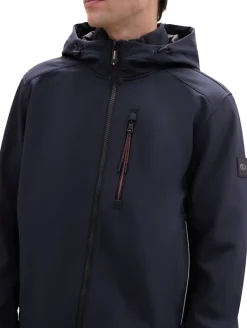Softshell Jacke mit Kapuze sky captain blue