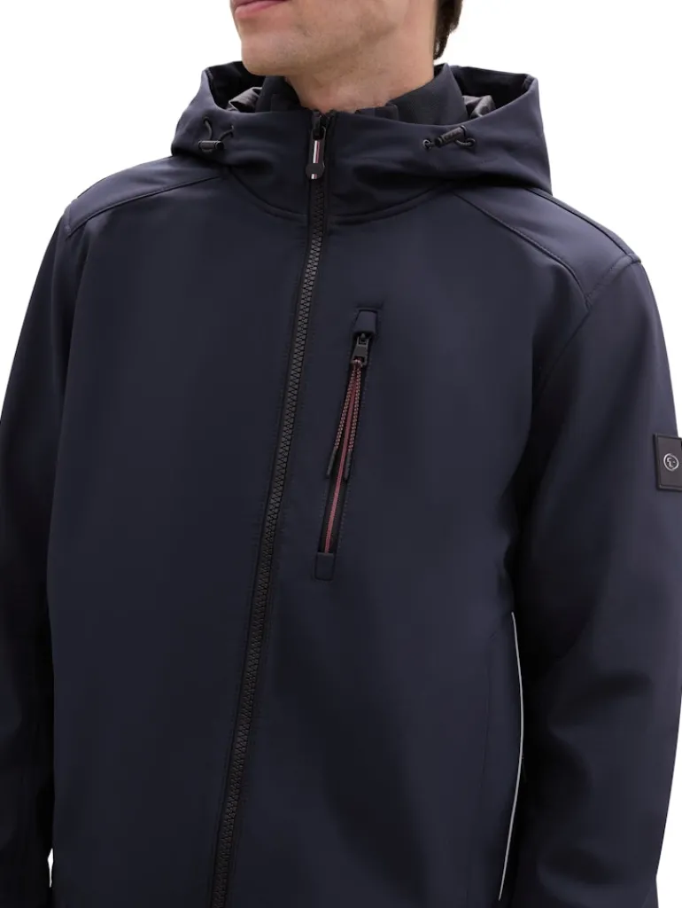 Softshell Jacke mit Kapuze sky captain blue
