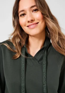 Solides Sweat Kleid easy khaki