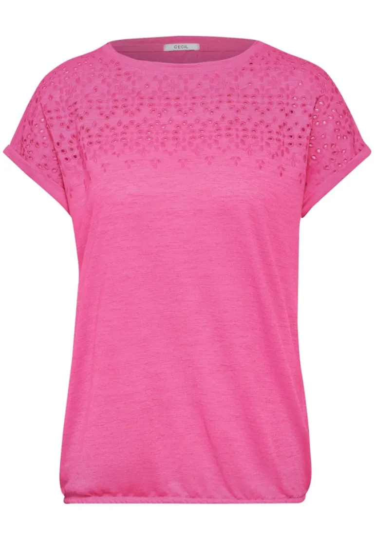 Sommer T-Shirt bloomy pink
