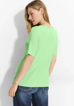 Sommer T-Shirt matcha lime