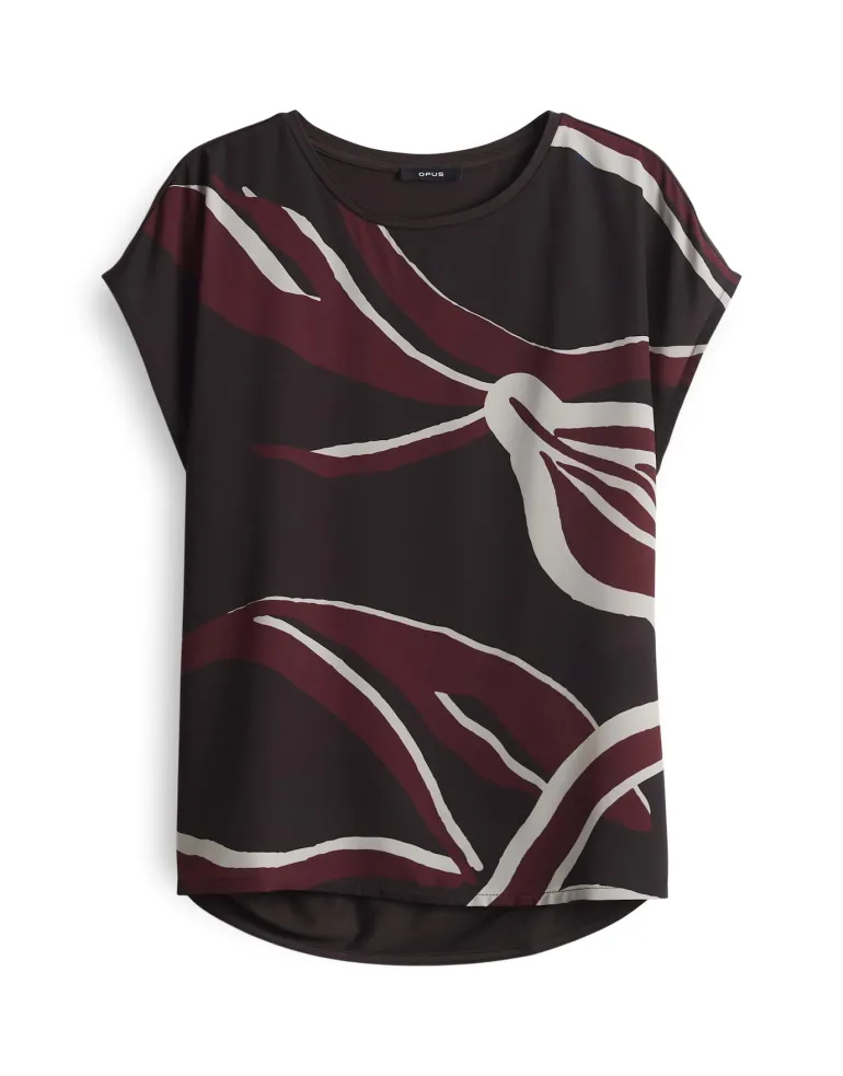 Sopika print midnight brown