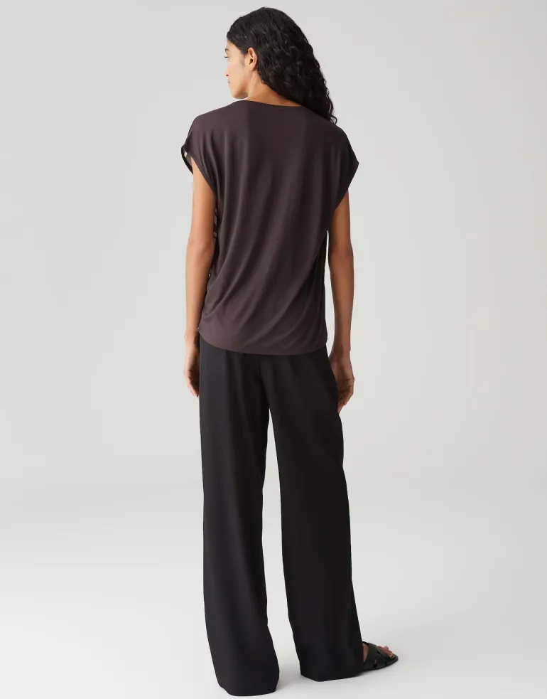 Sopika print midnight brown