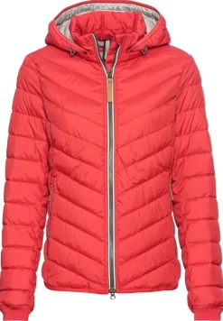 Steppjacke aus recyceltem Polyester new red