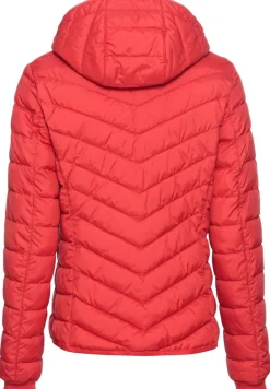 Steppjacke aus recyceltem Polyester new red