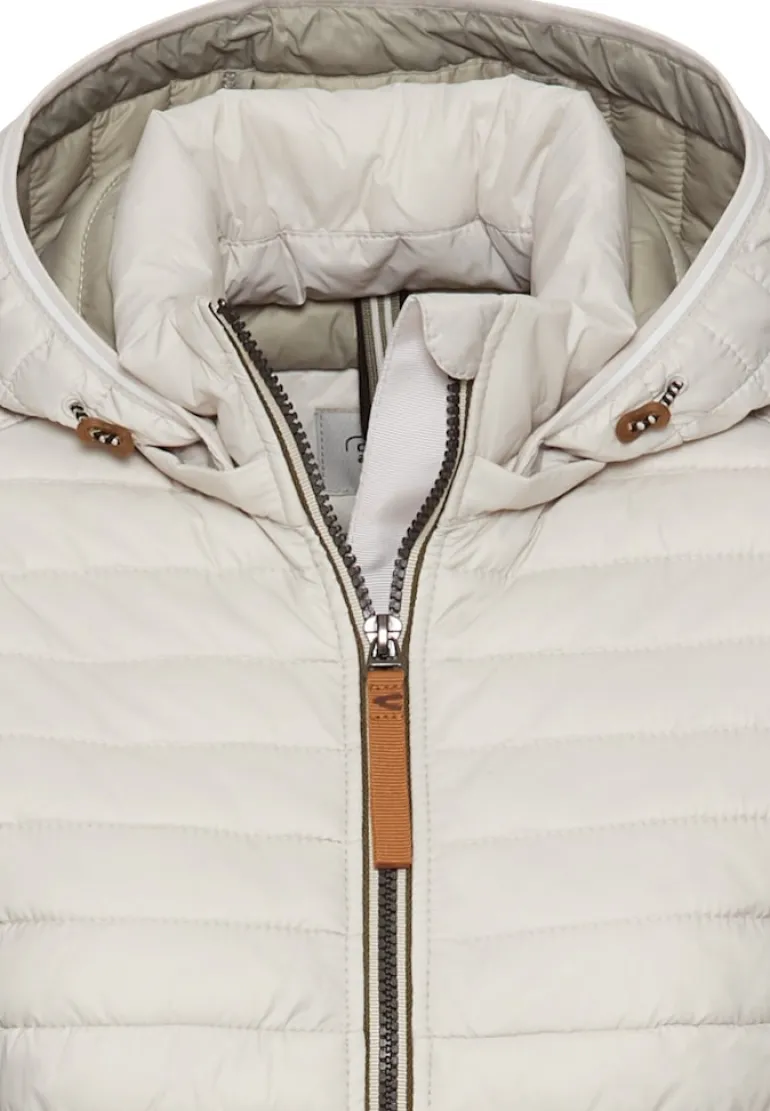 Steppjacke aus recyceltem Polyamid pearl