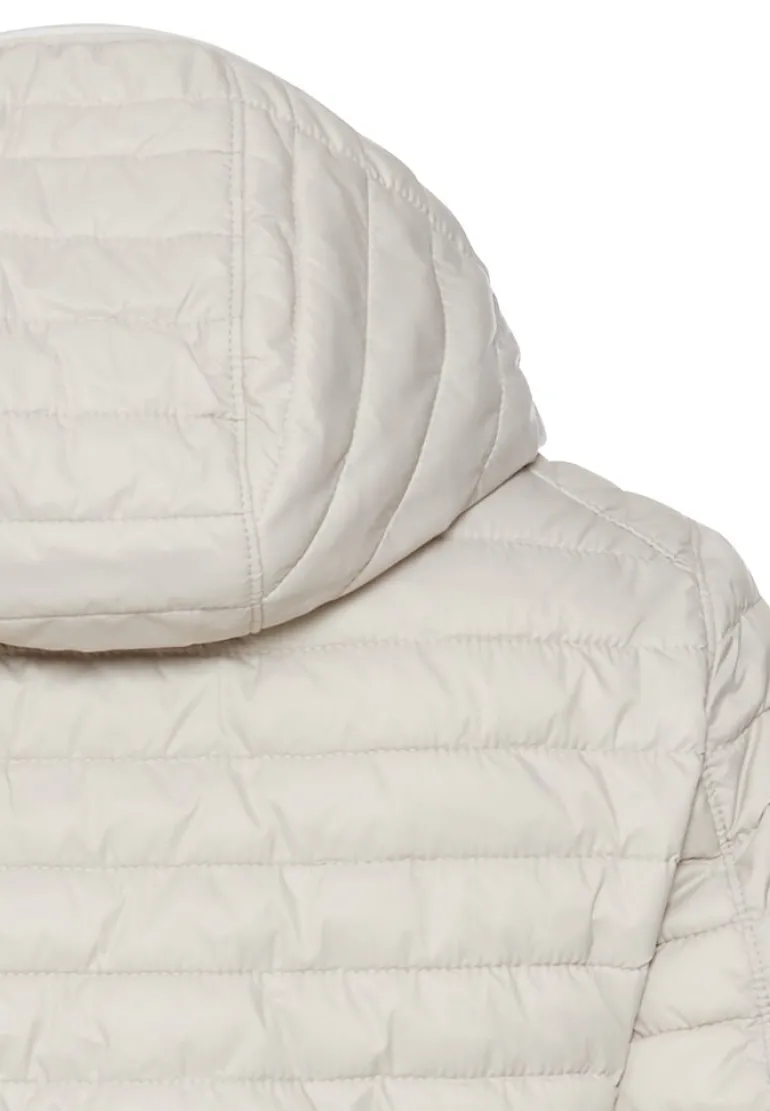Steppjacke aus recyceltem Polyamid pearl
