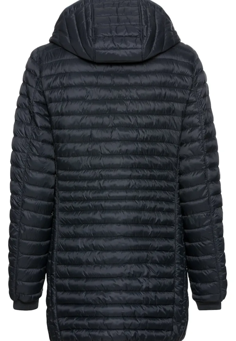 Steppjacke aus recyceltem Polyamid navy