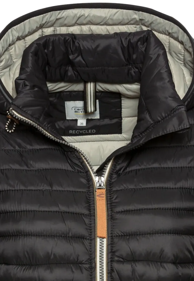 Steppjacke aus recyceltem Polyamid black