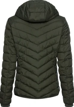 Steppjacke aus recyceltem Polyester forest