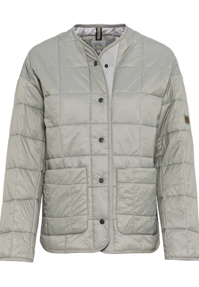 Steppjacke aus recyceltem Polyester light sage