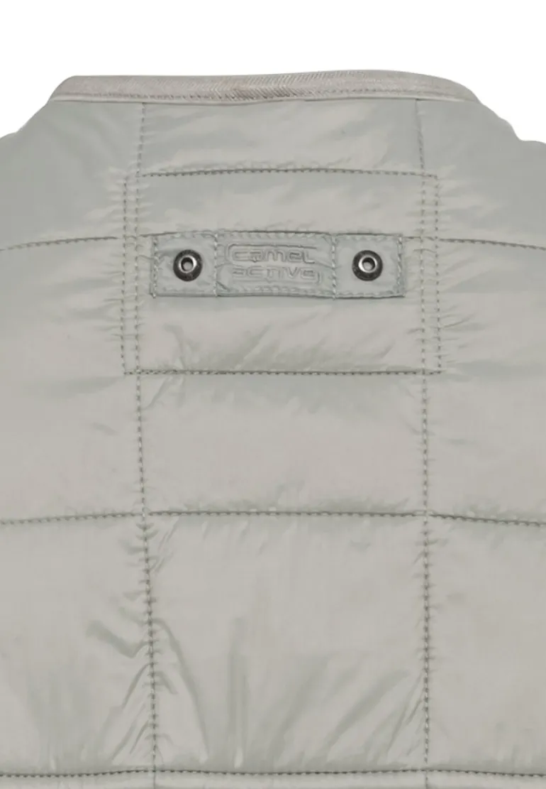 Steppjacke aus recyceltem Polyester light sage