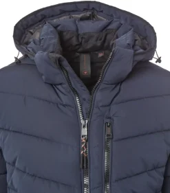 Steppjacke blau