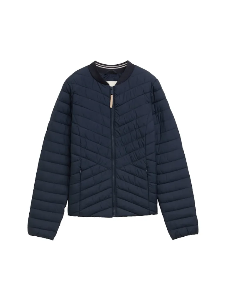 Steppjacke mit Bomberkragen sky captain blue