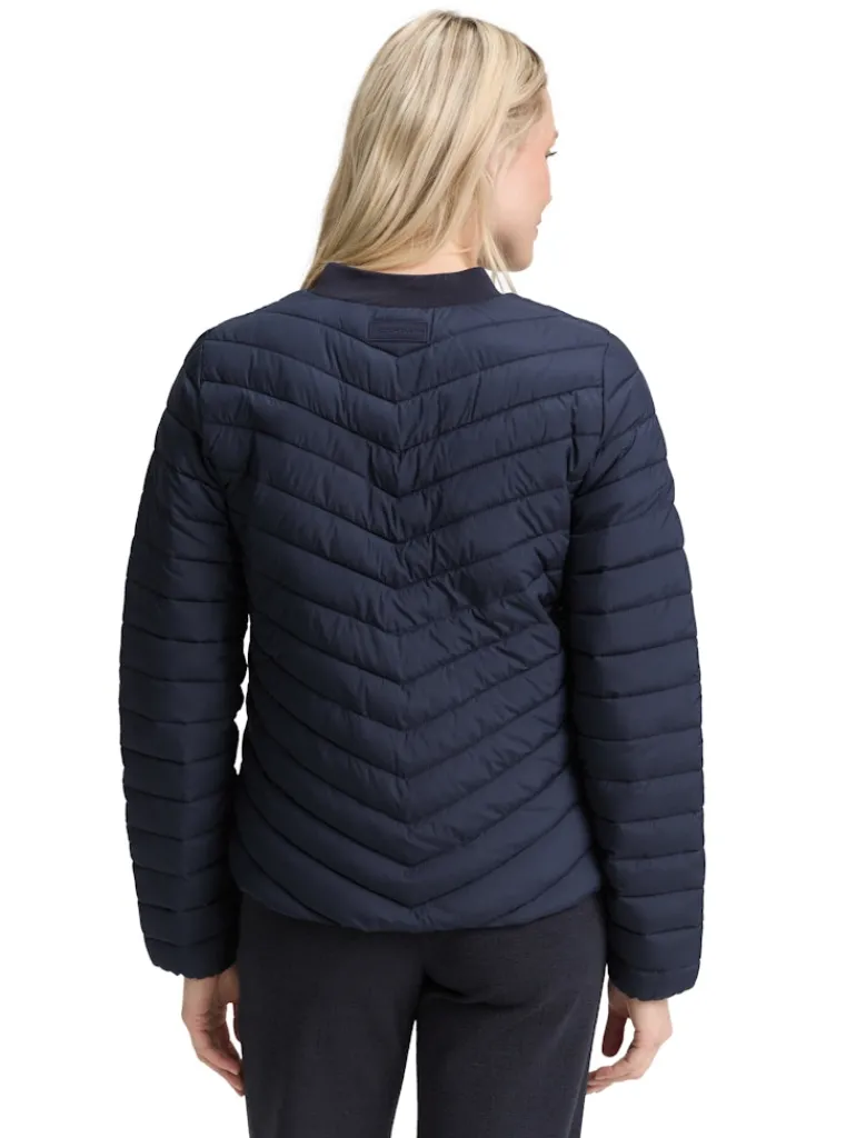 Steppjacke mit Bomberkragen sky captain blue