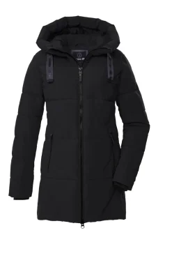 Steppparka mit Kapuze 00200 black