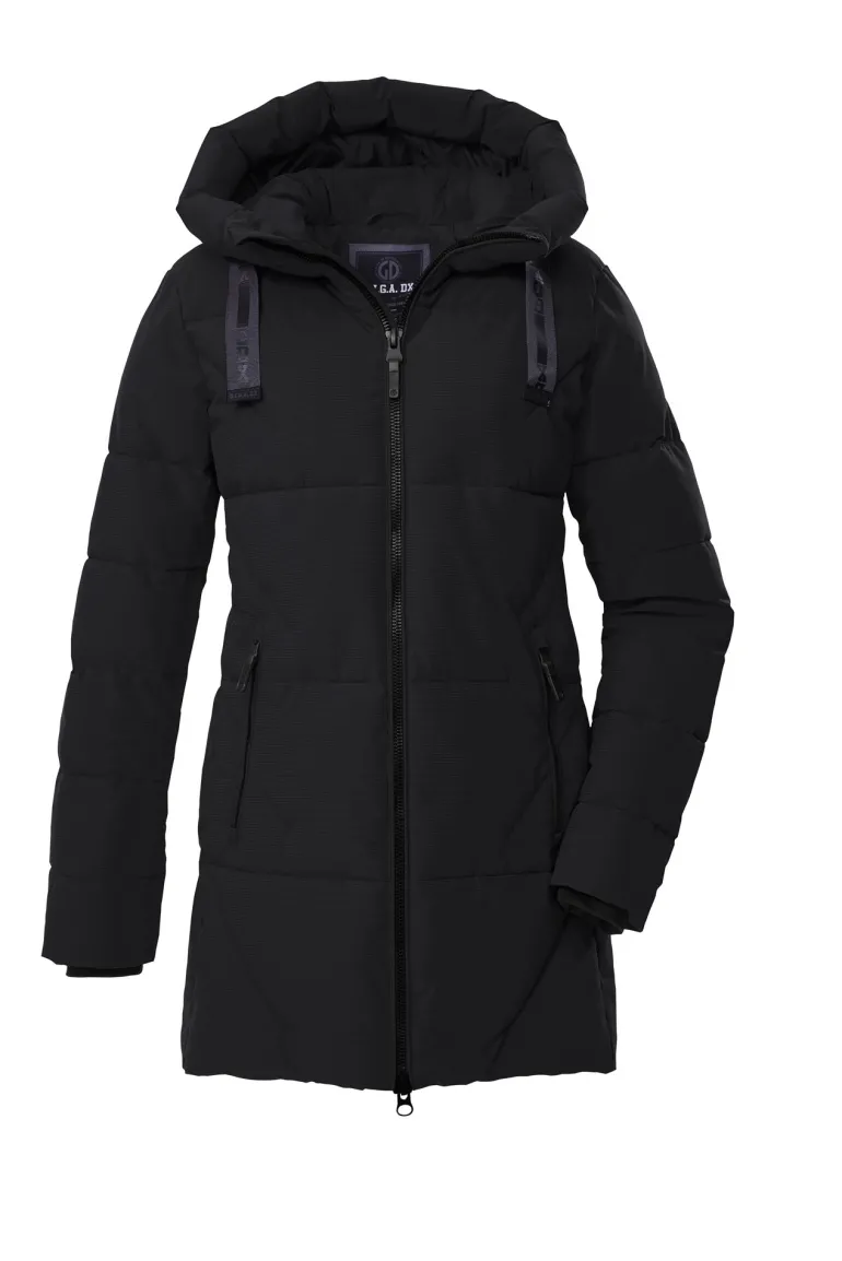 Steppparka mit Kapuze 00200 black