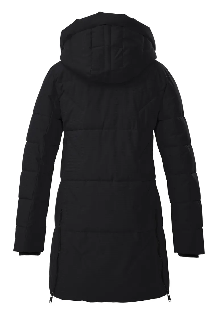 Steppparka mit Kapuze 00200 black