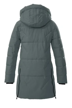 Steppparka mit Kapuze 00697 dunkelaqua