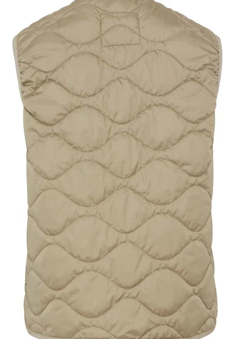 Steppweste aus recyceltem Polyester sage