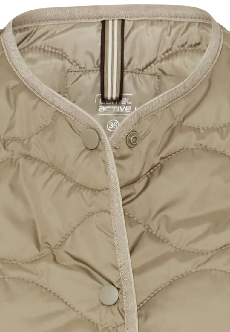 Steppweste aus recyceltem Polyester sage