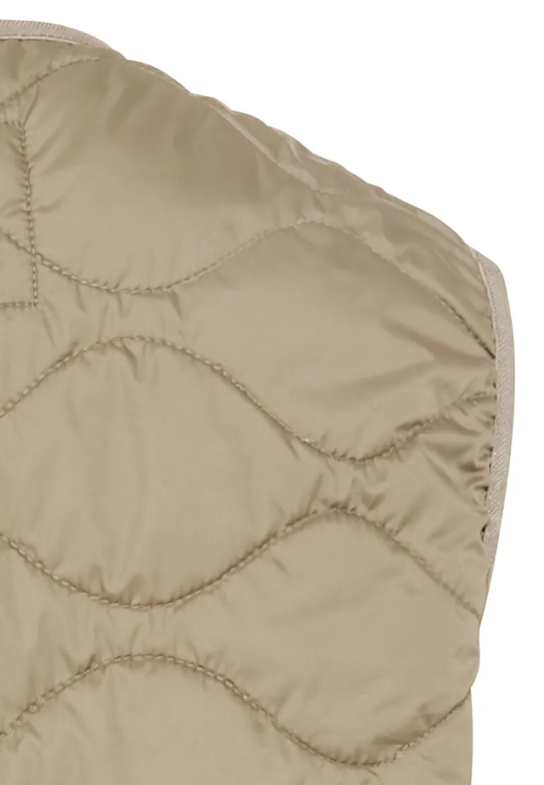 Steppweste aus recyceltem Polyester sage