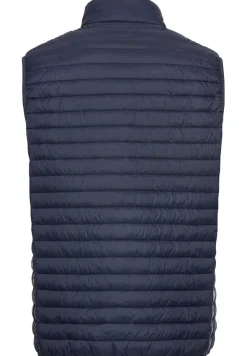 Steppweste aus recyceltem Polyamid night blue