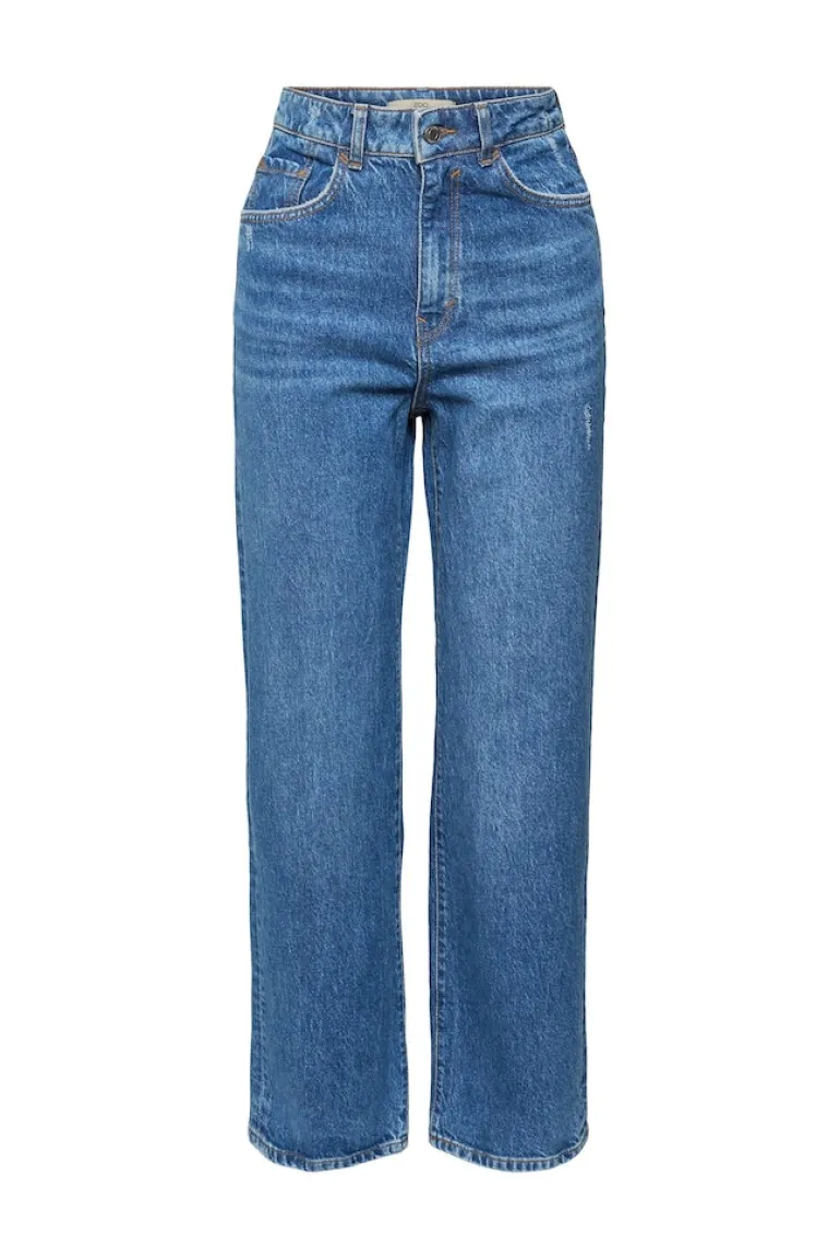 Straight Leg Jeans blue dark washed