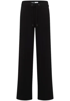 Straight Leg Jersey-Hose black
