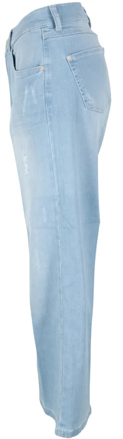Stretch Damen 7/8 Jeans Linn blau