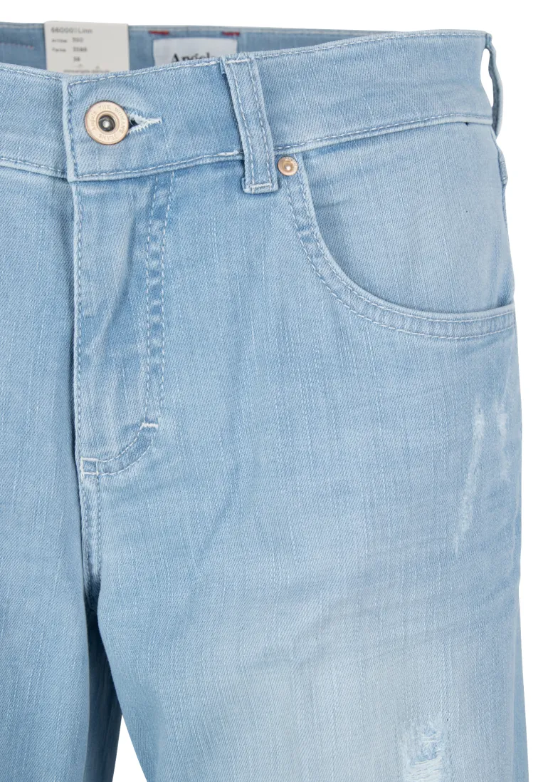 Stretch Damen 7/8 Jeans Linn blau