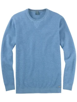 Strick bleu