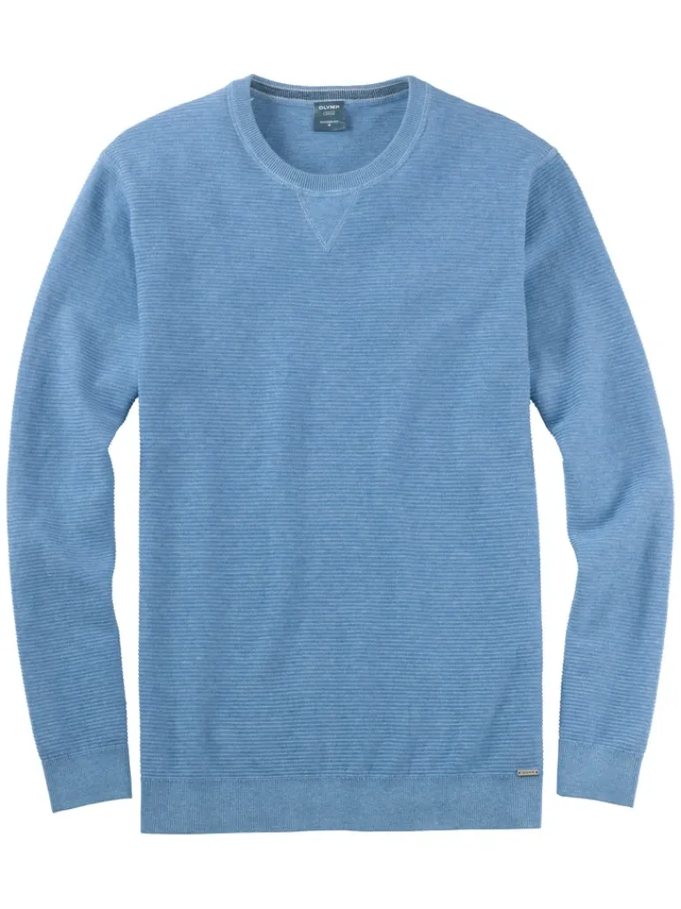 Strick bleu