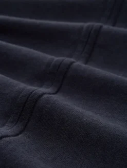Strickjacke aus Baumwolle knitted navy melange